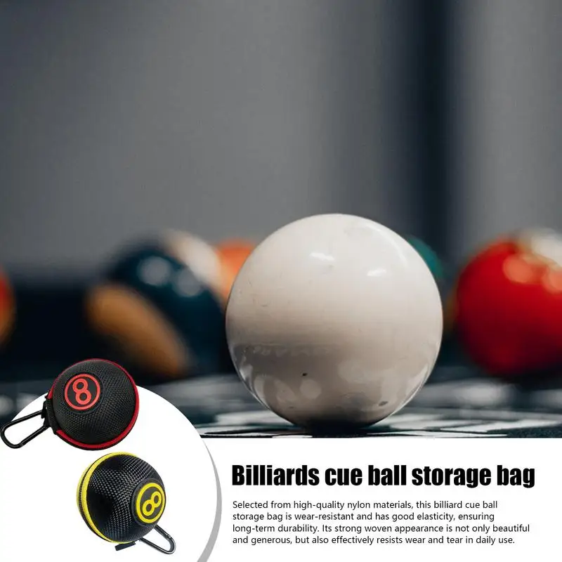 Billiards Bag Holder Bag For Billiard Training Billiards Supplies Hard Storage Case For Enhanced Protection Training Balls