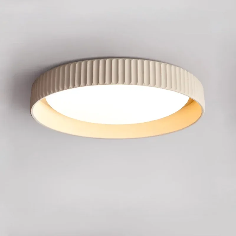 

Nordic minimalist cement ceiling light Master bedroom study Dining room Guest house living room eye protection ceiling light