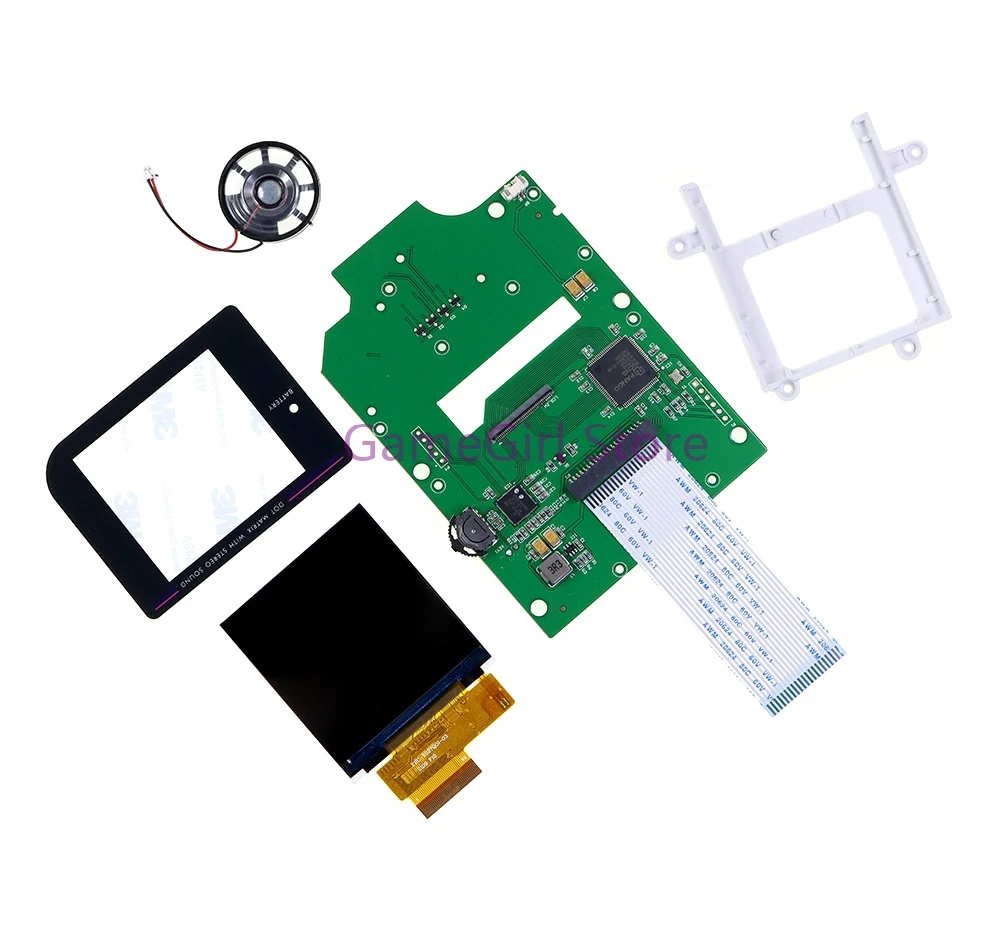 1set For Nintendo Gameboy GB V3.0 Highlight Screen 2.6 inch Brightness LCD Display IPS Screen Replacement Kit