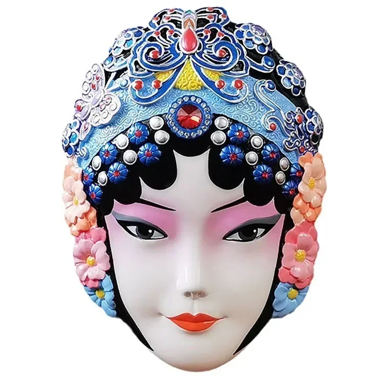 Peking Opera Facial Opera Mask Pendant Ornament Restaurant Wall Hanging Chinese Featured Gifts