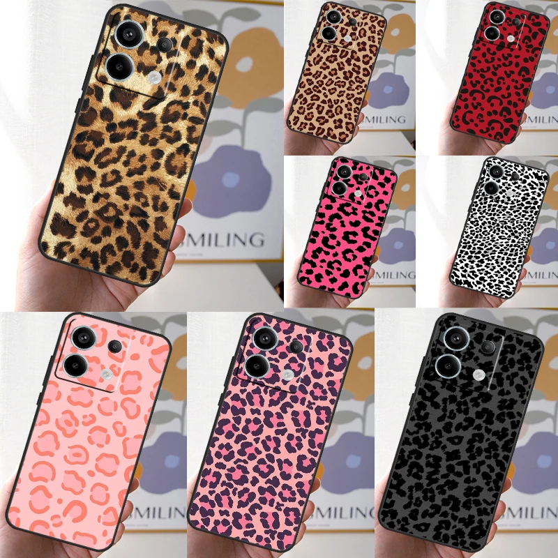 Leopard Print Panther Funda For Xiaomi Redmi Note 12 11 10 9 8 13 Pro Plus 12S 11S 10S 9S 10A 9C 10C 12C 13C Case