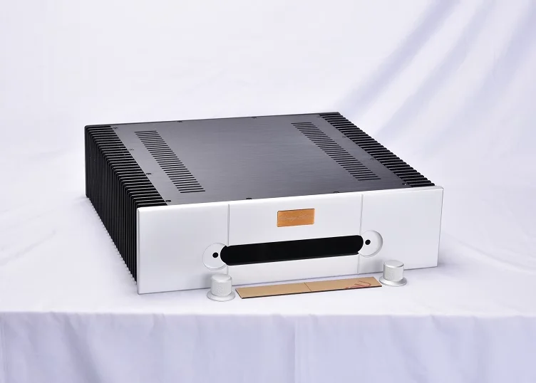 BRZHIFI Sound amplifier shell 4312 Class A Goldmund power Amplificador combined aluminum chassis Merge type amplifier case DIY