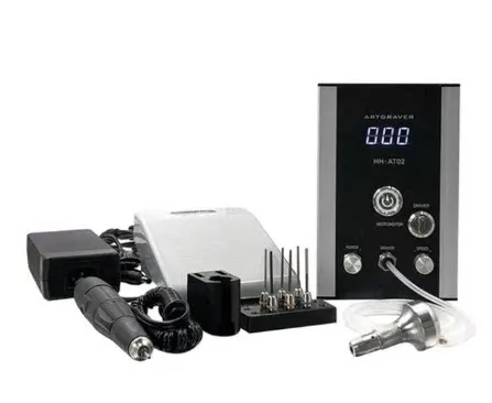 Compressor-free pneumatic reel bead edge machine, engraving, polishing and grinding all-in-one