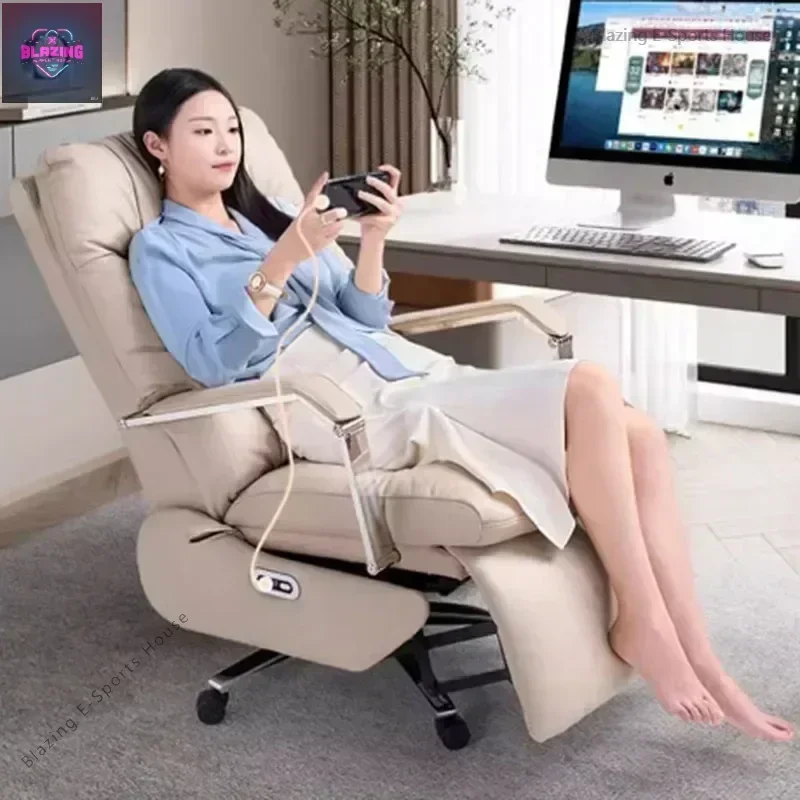 Ergonomic Office Chair Massage White Executive Modern Computer Chair Designer Lounge Sillas De Oficina Library Furniture