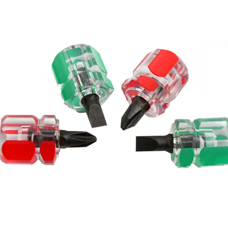 Screwdriver Kit Set Mini Small Portable Radish Head Screw Driver Transparent Handle Repair Hand Tools Precision Car Repair