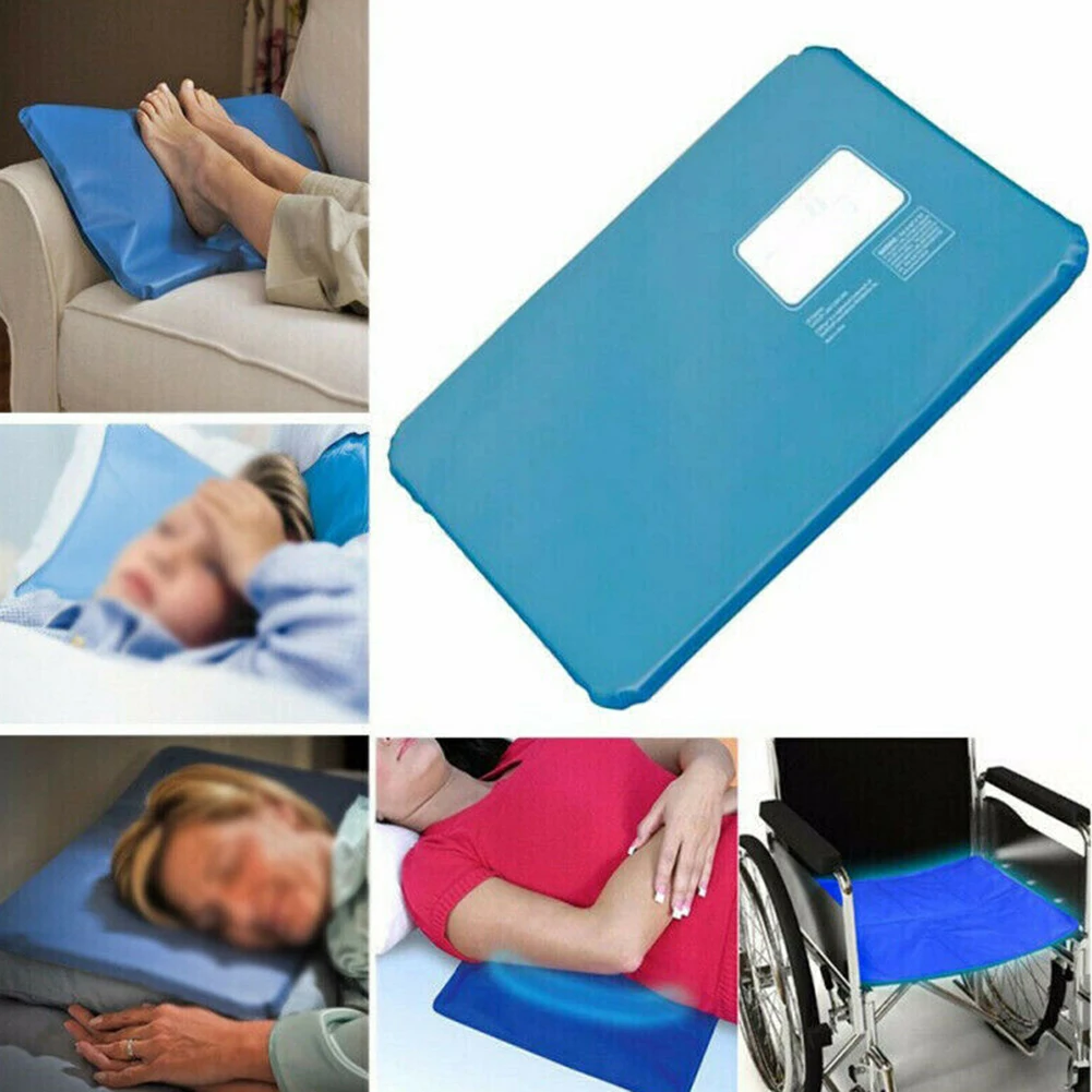 Gel Pillow Cushion Cooling Gel Pad Soft Flexible Foldable Seat Cushion for Home Office Beauty Salon Pressure Relief Mat