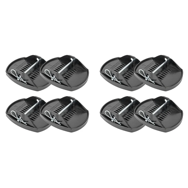 

8 шт., подушечки для домкрата для каравана, выравнивающее колесо, опора для ног, подъемные подъемные подушечки, опорная подставка для прицепов на колесах, кемперов, автофургонов