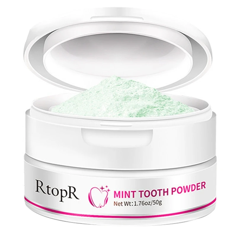 Rtopr 1 PCS Teeth Whitening Powder Pearl Essence Natural  Toothpaste Toothbrush Kit Oral Hygiene For Remove Stains Plaque