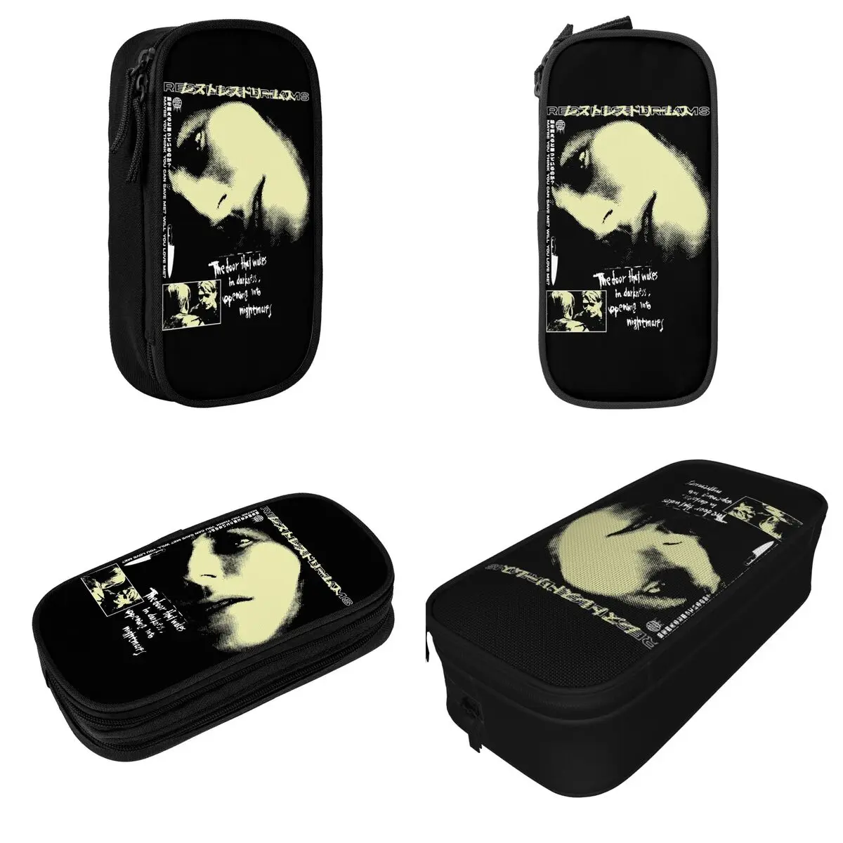 Silent Hill 2 Horror Games Pencil Cases Classic Pen Holder Bag Girls Boys Large Storage Students School Gift Pencil Box