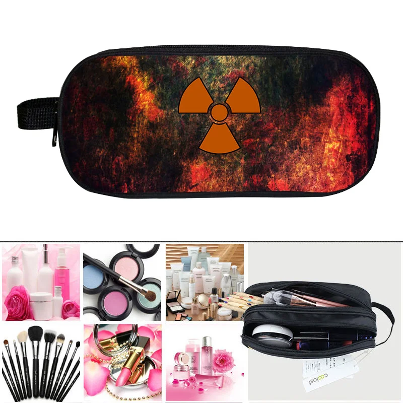 

Fashion Game Stalker 2 Cosmetic Bag Heart of Gun Pencil Case Makeup Bag Anime Zipper S.T.A.L.K.E.R. 2 Storage School Supplies