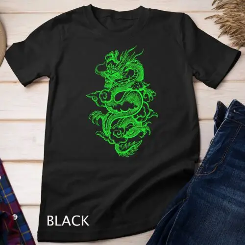 Aesthetic Chinese Dragon Grunge Egirl Teen Girls Women T-Shirt Unisex T-shirt