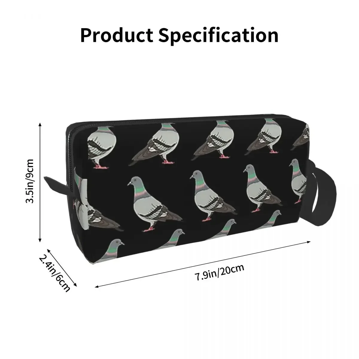 Pigeon Walk Pencil Cases Large Storage Pen Bags Pen Box Pencil Pouch For Boys Girls Students Stationery Makeup Bag