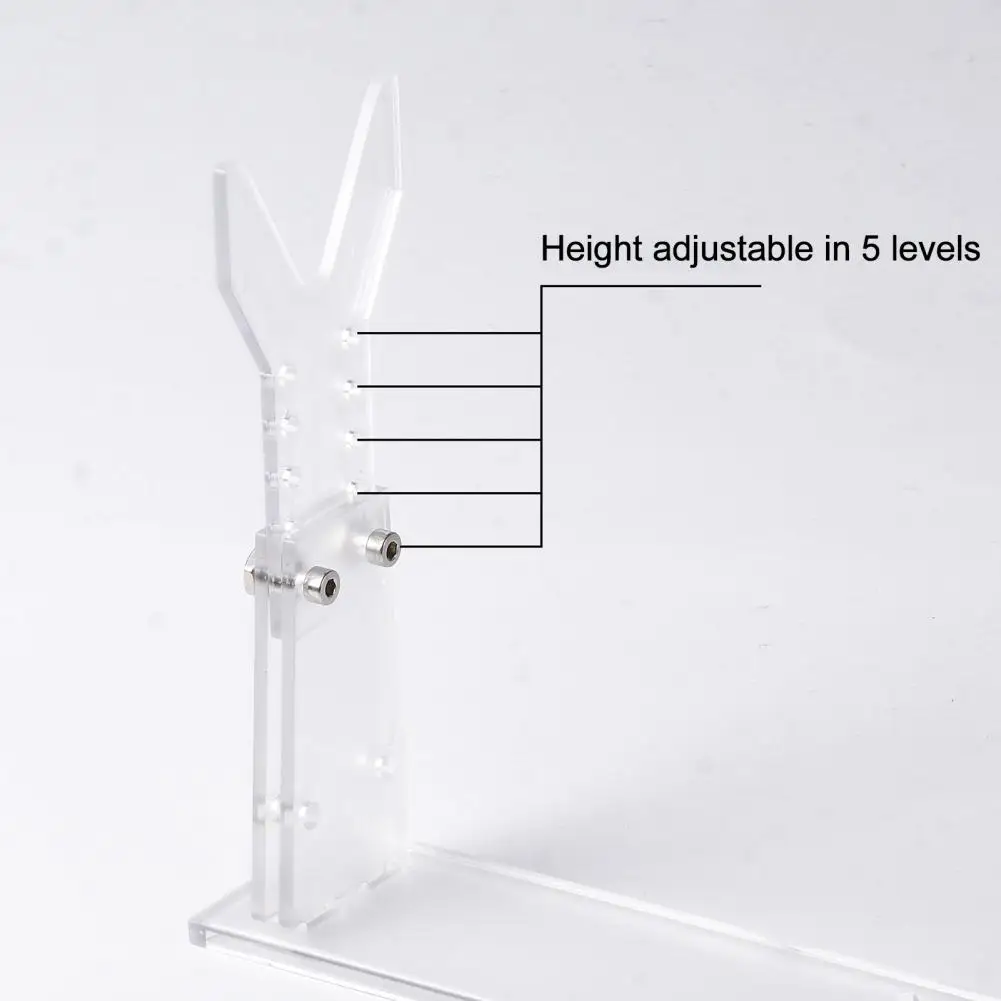Shooter Acrylic Stand Transparent Acrylic Rack 1/2/3pcs Acrylic Shooter Display Stand Heavy Duty Adjustable Height Length Toy