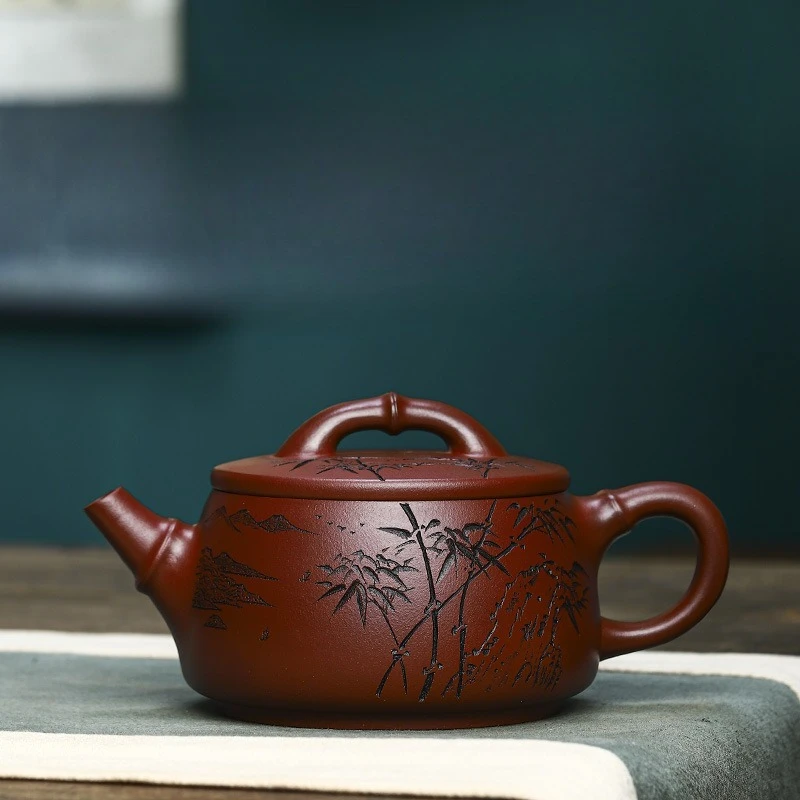 

Handmade purple clay pot, Baimu dragon blood sand cloud water Zen heart coating pulp out of water, refreshing and watertight