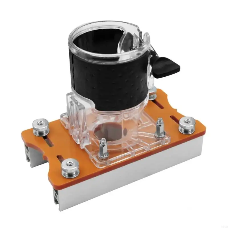 Y1UD Router Base 2 in 1 Palms Router Base Aluminium Slotting précis pour chanfrein