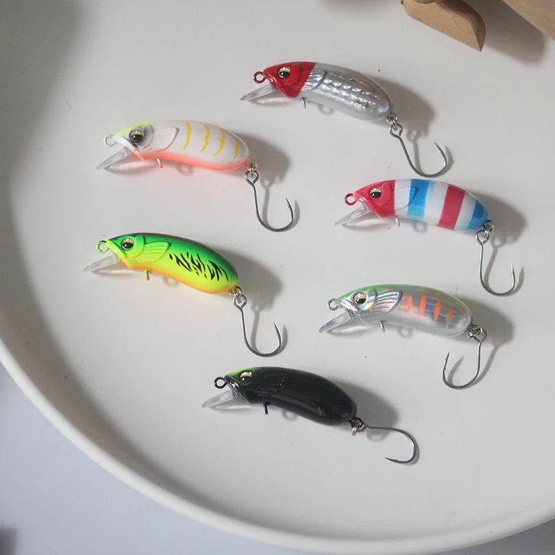 1Pc CC40 CC35 Micromatter Langsam Sinkende Minnow Angeln Locken 4,3g 45mm Niedrigen Schwerpunkt Stille System künstliche Gefälschte Köder – Detail 8