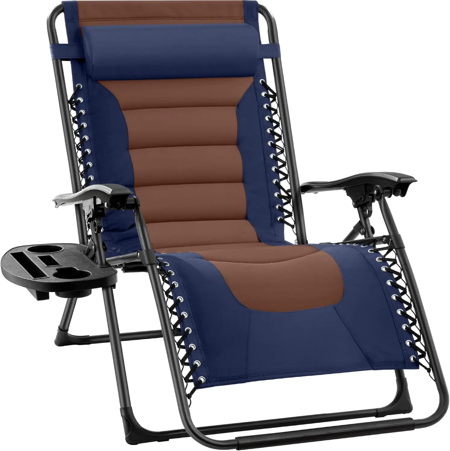 Best Choice Products Oversized Padded Zero Gravity Chair, Folding Outdoor Patio Recliner, XL Anti Gravity Lounger