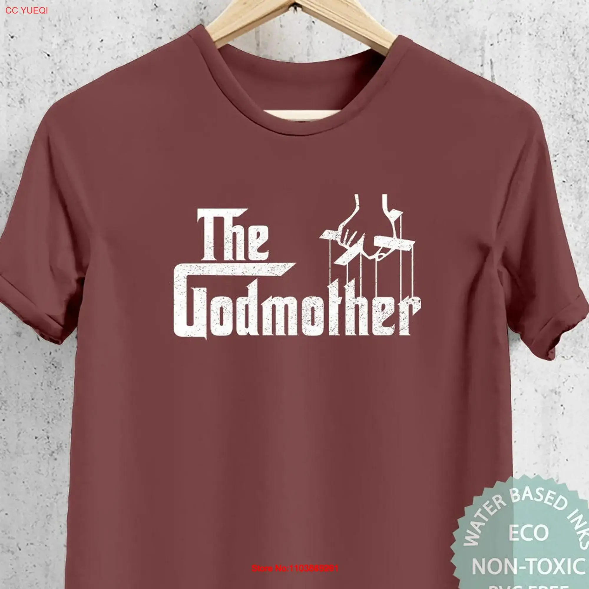 Одинаковая футболка «Хрестная мать и крестный отец» для крещения, раскрытие пола для родителей крестных Кадо Маррейн Премиум Эко Мягкая