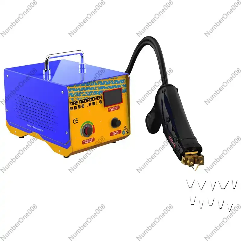 1KW Digital Tire Regroover Tire Rubber Engraving Machine Truck Car Rubber Tyres Grooving Electric Rubber Cutting power Machine
