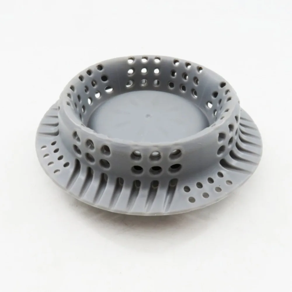 Silicone Bathtub Filter Plug Anti-blocking Hair Clean Up Sewer Outfall Drain Filter Drainage Protector Collapsible