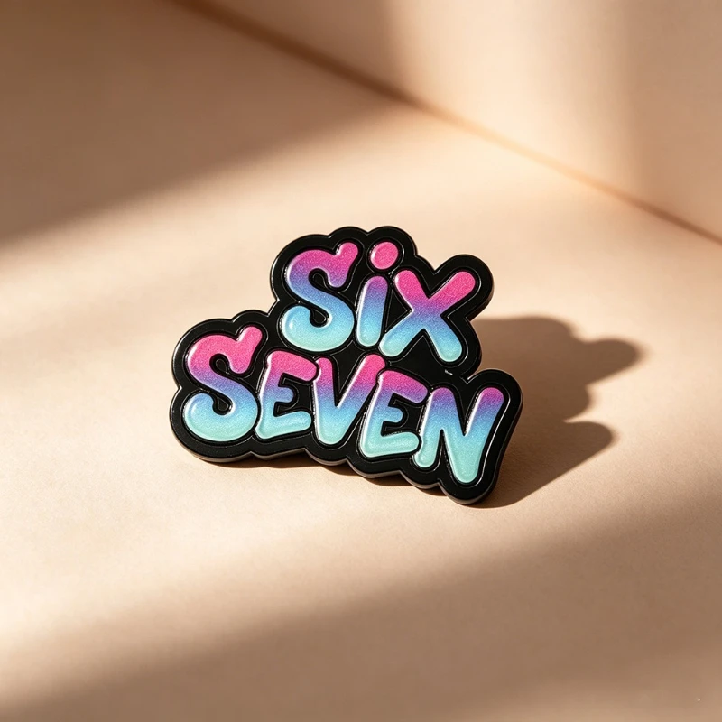 New Fashion Casual Commute English Slogan Brooch Cute Potato Shape Badge Metal Accessory Gift Pin DIY Clothing Bags Hat T-shirt