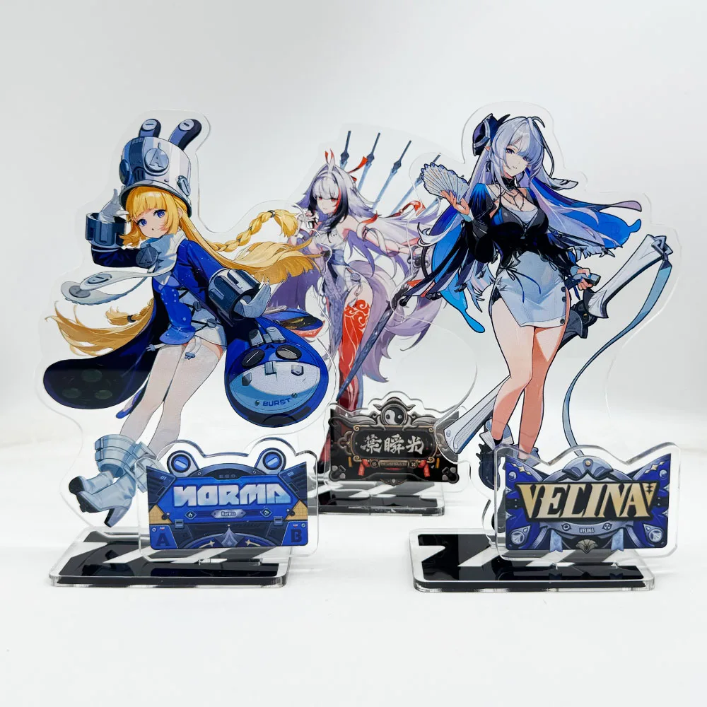 Game Zenless Zone Zero Ye Shunguang Dialyn Hoshimi Miyabi Anime Acrylic Stand Model Plate Keychain Desk Decor Collection gift