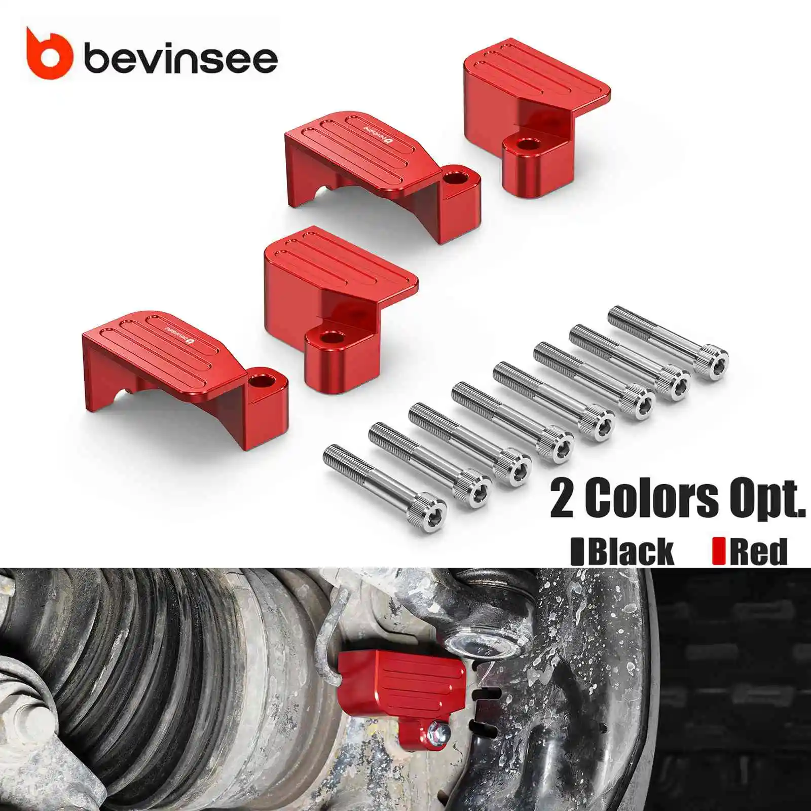 

Комплект защиты ABS BEVINSEE внутри колеса для Toyota 4Runner 2015-2024, замена 89413-0C011