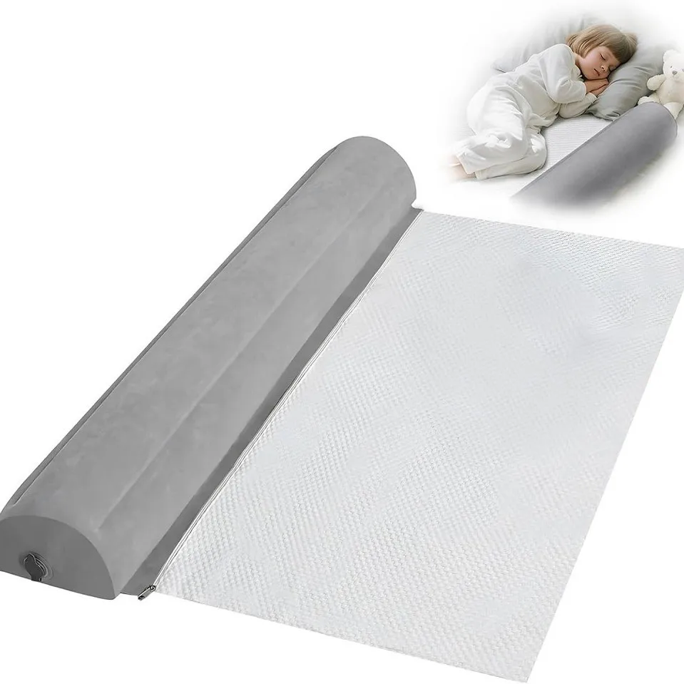 

1 Pack Inflatable Toddler Bed Rails Portable Travel Bed Guard Rails for Kids Children Double Size Beds