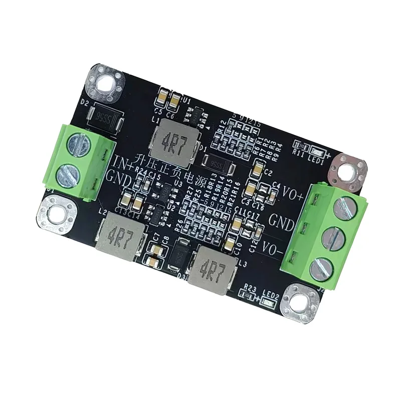 Single Supply to Dual ±5V/9V/12V/15V Output DC-DC Boost Converter Module, Low Ripple Switching Power Supply for Audio/Op Amp