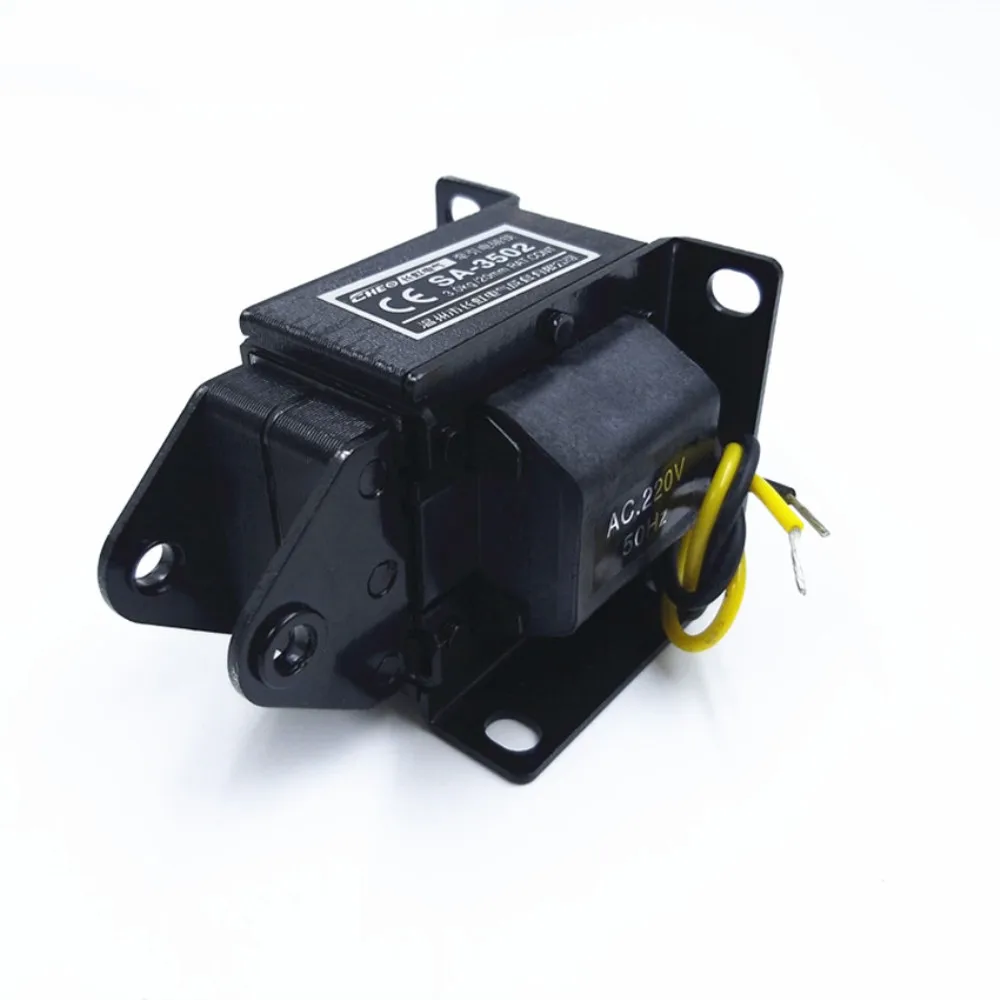 Imagem -06 - Força 20 mm Curso Puxar tipo Eletroímã Solenóide Mq6-3n 1pc Sa3502 Ac110v 220v 380v 3kg