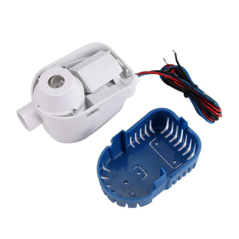 Automatic Bilge Pump 1100GPH Submersible Water Pump for Boat Yacht Marine ABS Housing Float Switch Durable Marine Gear