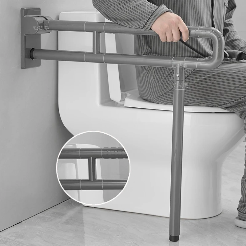 

Foldable Toilet Armrest, Non-Slip Bathroom Safety Handle,Glow-in-Dark Elderly Support Rail,Disabled Accessible Bathroom Grab Bar