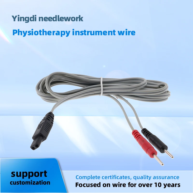 Electroacupuncture instrument needle output wiring Yingdi one drag two needle massager physiotherapy equipment interface