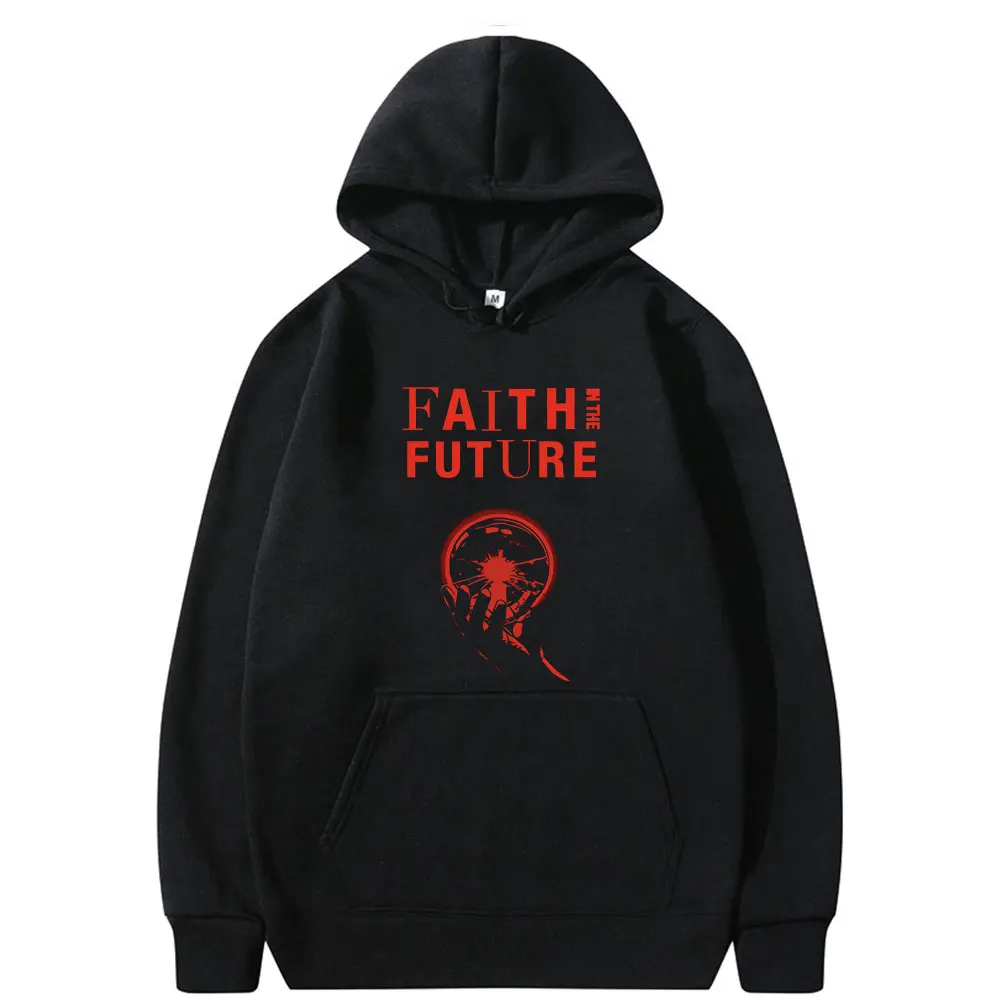 

Best Famous Faith in The Future Graphic Print Hoodie Male Oversized Fleece Pullover Men Women Casual Vintage Hooded Sweatshirt