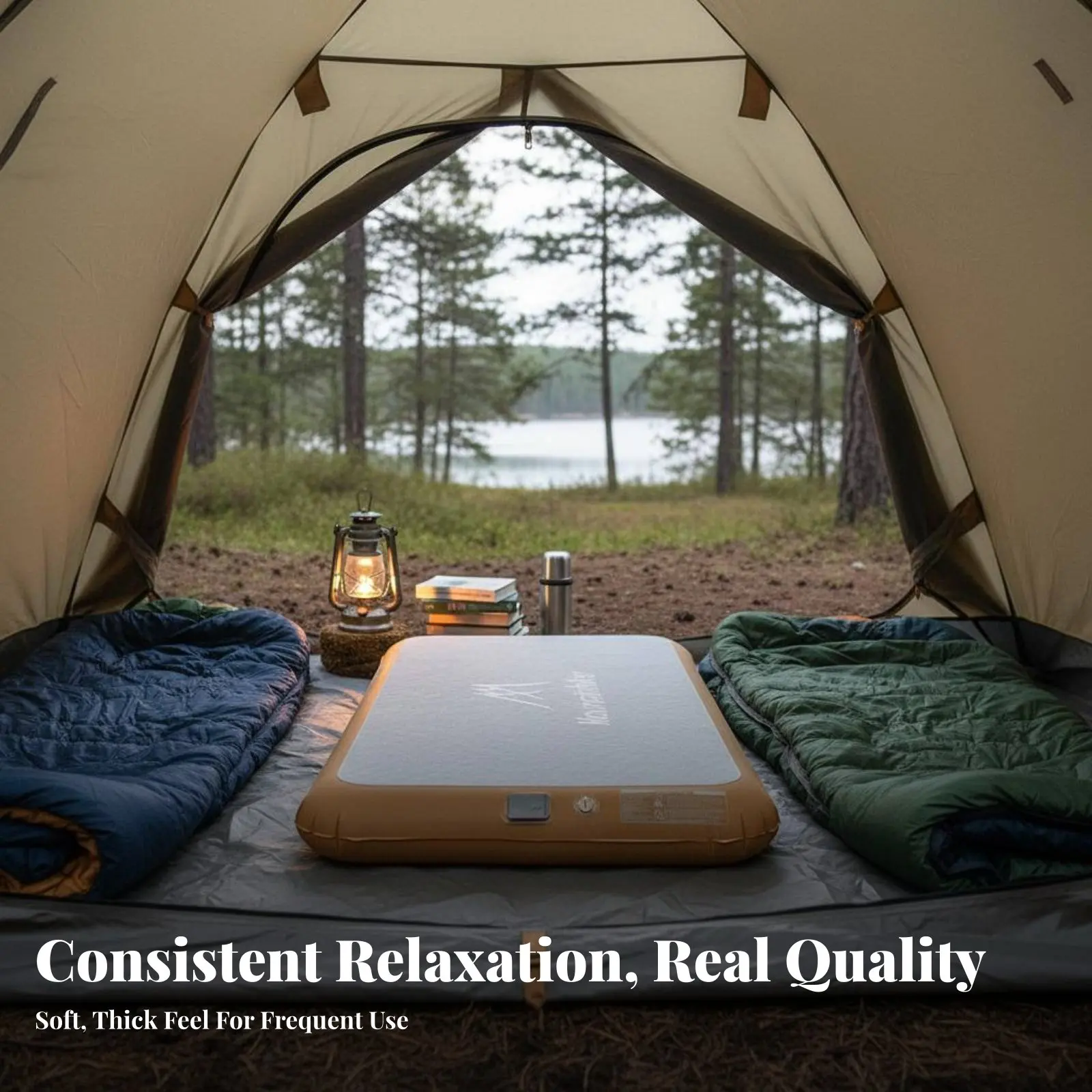 

Надувной матрас для кемпинга, с гладкой поверхностью, для сна на природе, для дома и походов, разные размеры