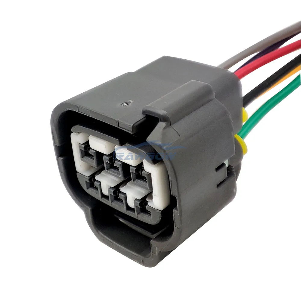 Impermeável Auto Botões Conector de Cablagem Elétrica, Conector Fêmea de 6 Pinos, 7283-7062-40, 0090-635, 1 Set, 5 Pin, 10 Set