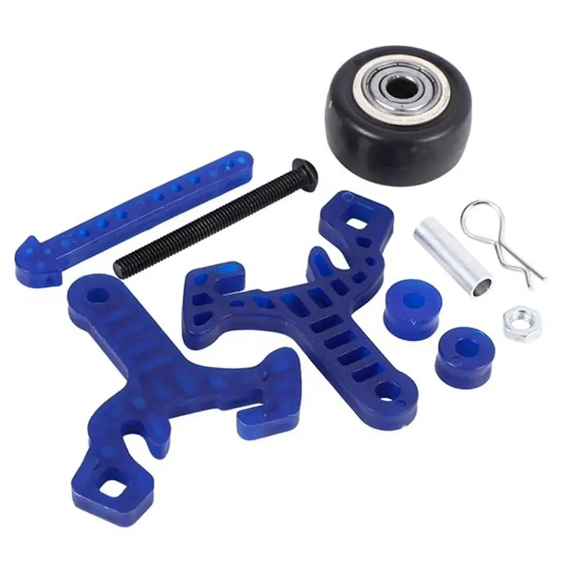 FBIL-High-Speed Anti-Roll Wheel For 1/10 For HSP 94108/94111/94188 RC Model Cars-Wheelie Bar Included