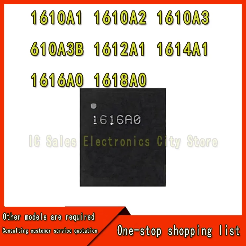 10 Uds 1610A1 1610A2 1610A3 610A3B 1612A1 1614A1 1616A0 1618A0 U2 USB para Plus 6SP 7 Plus 8 8P X XS/Max 11Pro IC de carga