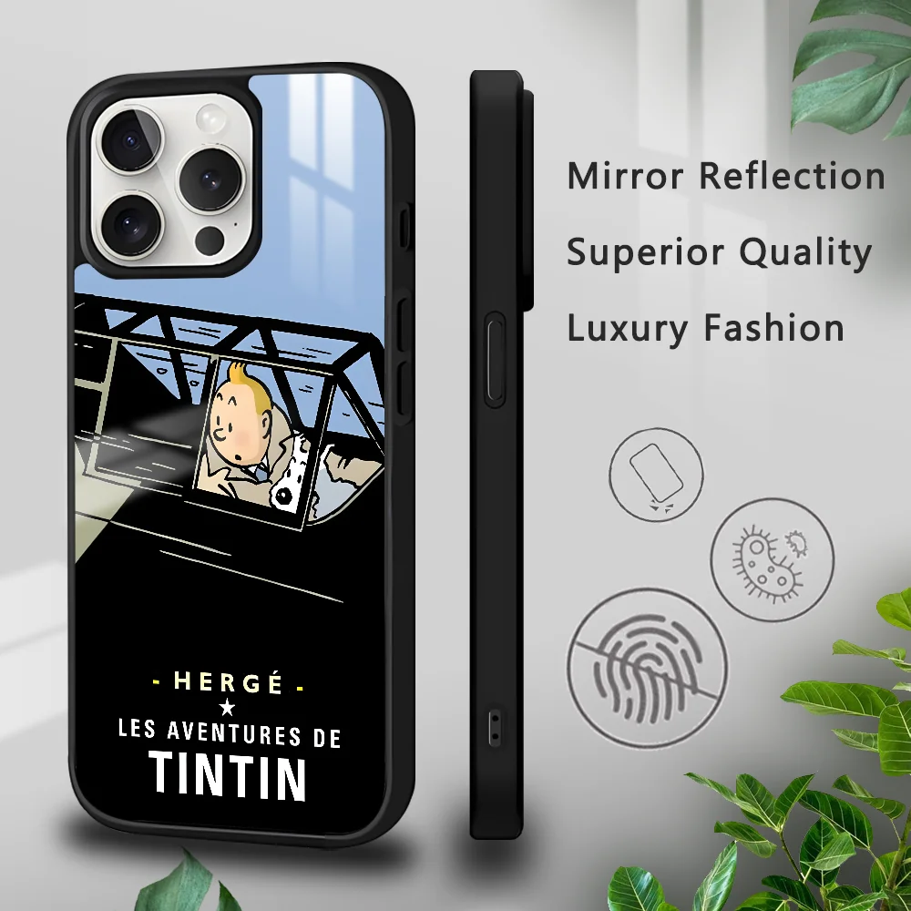 The A-Adventures Of T-tintinS Phone Case For iPhone 16 15 14 13 12 11 Pro Xs Max Mini Plus Celulares Hard Funda