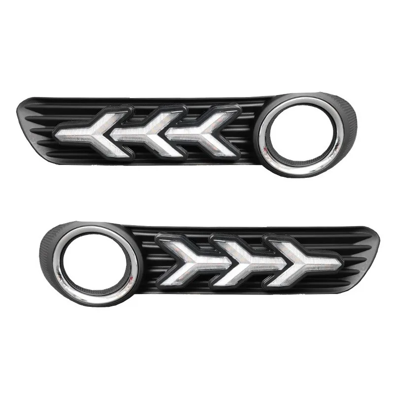 LED Daytime Running Light Accessories For Toyota Avalon 2008-2010 DRL Fog Lamps Turn Signal Lights-N29R