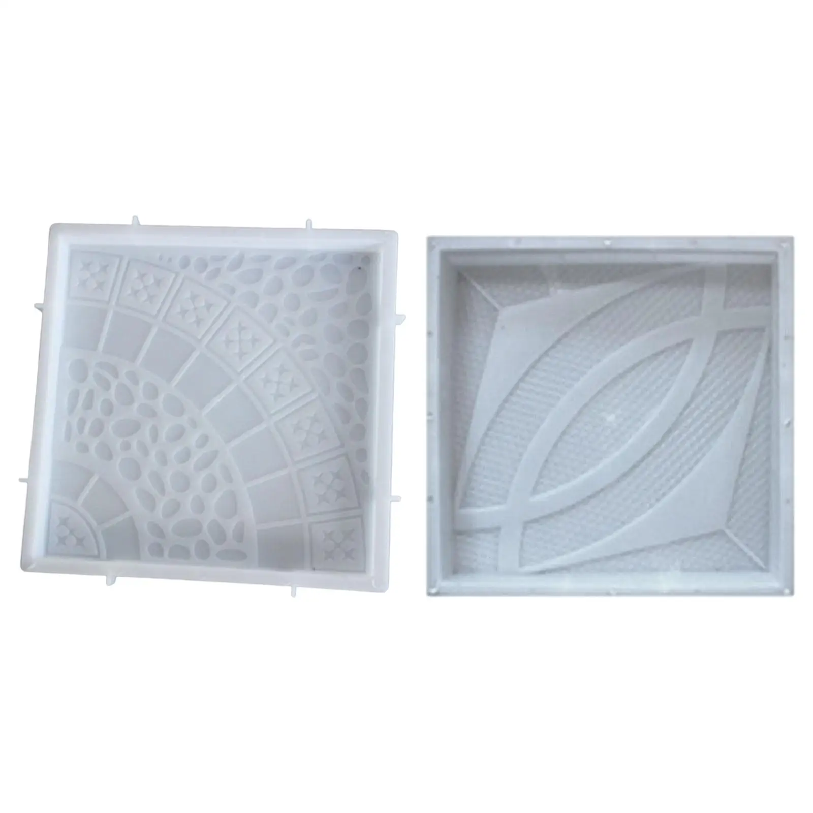 Concrete Pavement Mould Square Garden Stepping Stone Paver Form Reusable DIY Tile Maker for Outdoor Yard Decoration