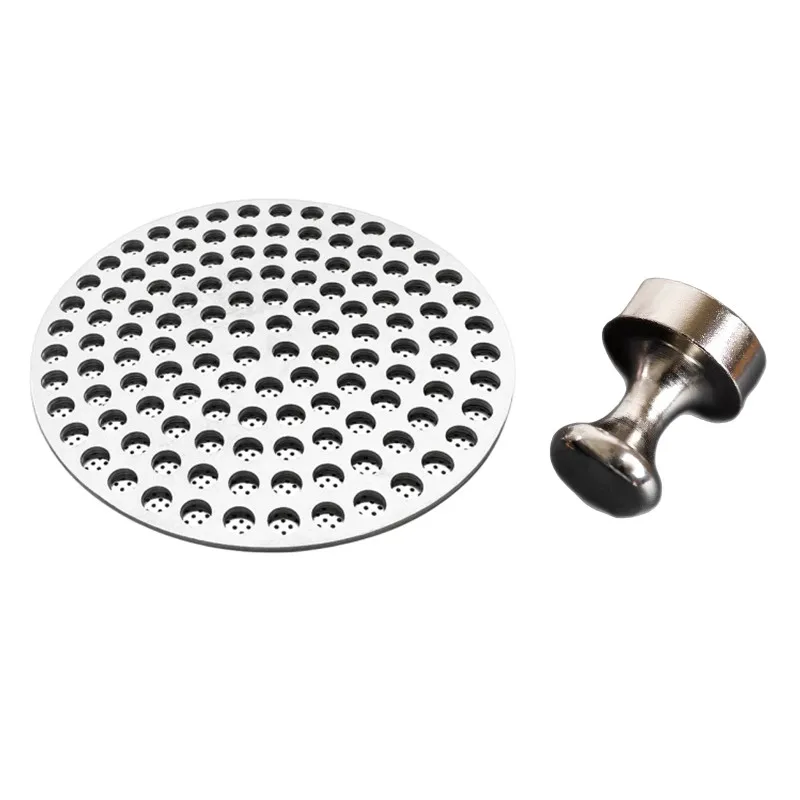 53mm Espresso Puck Screen for Ninja Luxe Cafe ES601/655/701,Double Layer Stainless Steel Secondary Dispersion Screen Accessory