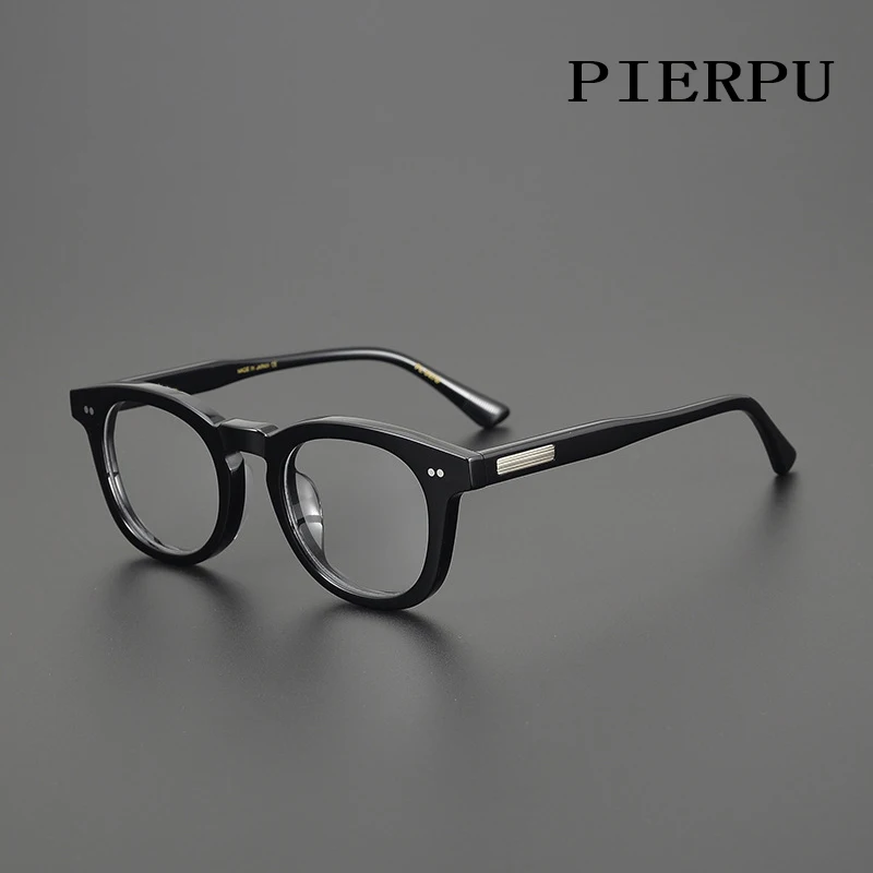 Vintage Fashion Japan Design Acetate Round Glasses Frame Men Women Myopia Prescription Eyeglasses High Quality Spectacles Frames