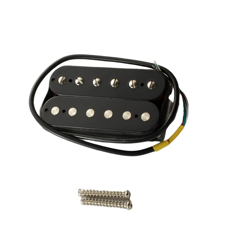 Metal Guitar Bridge Pickup,4-Wire,Double Coil Pickup for Electric Guitar,Enhance Guitar'S Sound Quality and Performance-ANKL