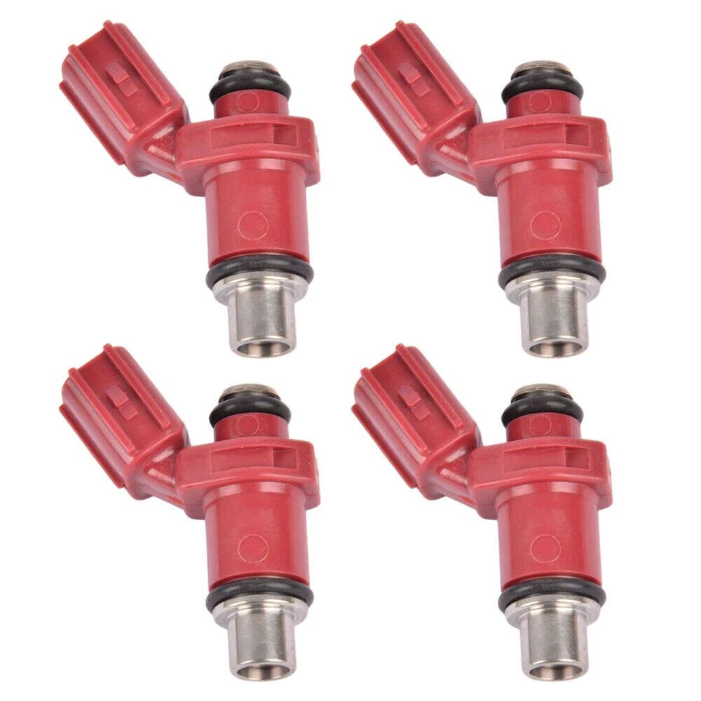 4PCS Fuel Injector 6D8-13761-00-00 6D8137610000 For Yamaha Outboard 4 Stroke 80BEL 75-90HP K-M K-M