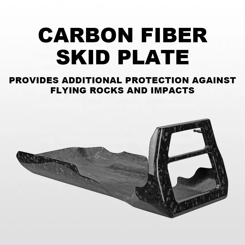

Touring Motorcycle Carbon Fibre Skid Plate Protective Engine Guard Plate for Forged Belly Pan