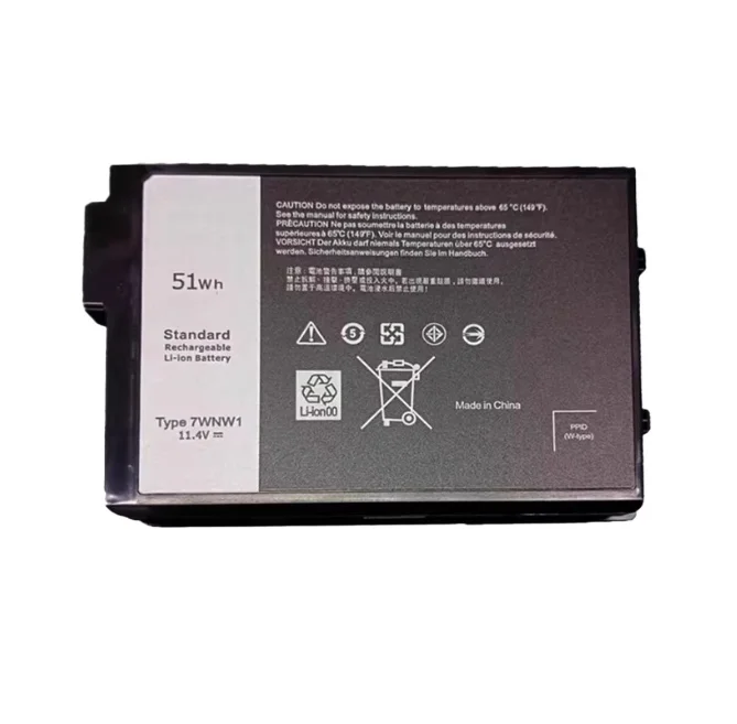 

7wnw1 for dell latitude 5420 5424 7424 rugged notebook battery 3950mah