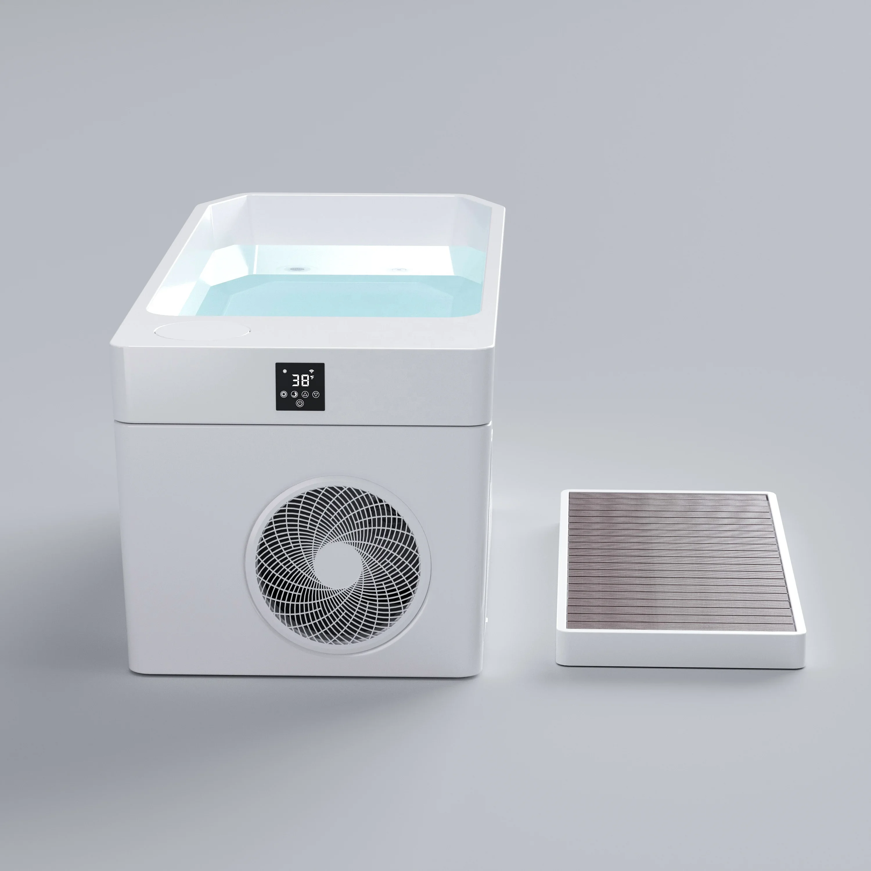 Acrylic all-in-one machine cold insert bathtub ice bath cold water therapy