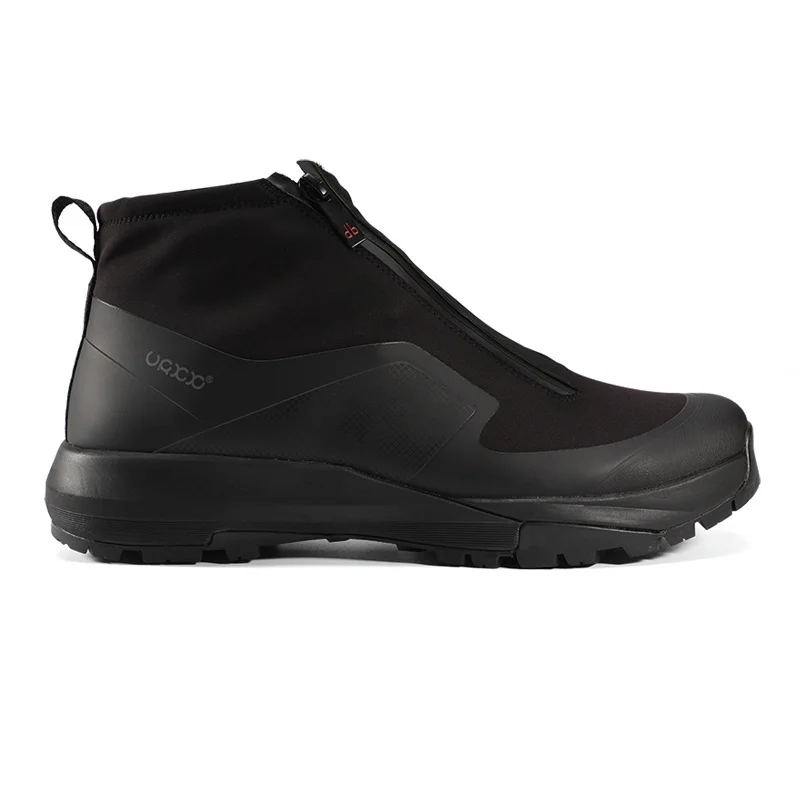 

Mid Top Shoes Men Waterproof Fashion Original Designer Soft Non Slip Protection Sneakers Zipper City Walk Trip Camping Hunting