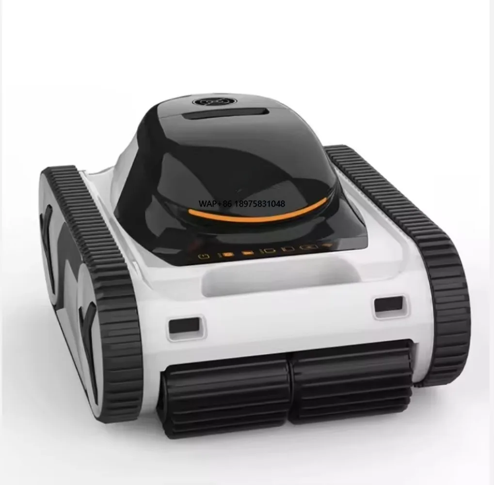 Automatic Solar Powered Cordless Pool Robot Cleaner Underwater Wall Robotic Cleaning Tool for Swimming Pools